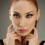 Feting Ohrringe Weiß