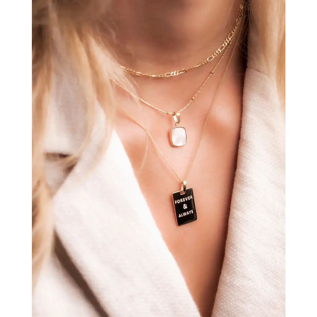 FOREVER & ALWAYS Necklace 925 Sterling Silver