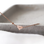 'FOREVER' heart bracelet