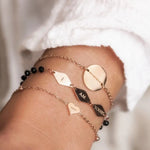 'FOREVER' heart bracelet