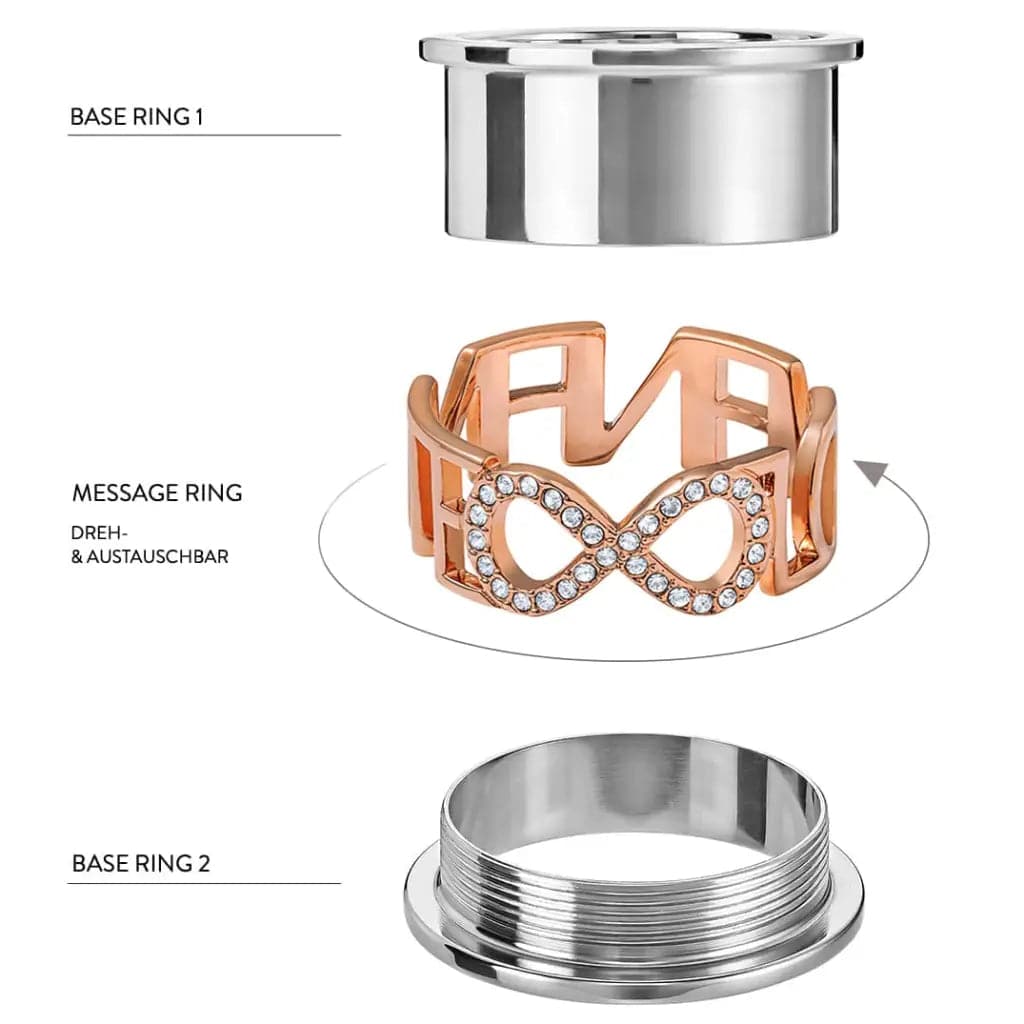 INFINITE LOVE Ring Set