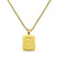 Lost Letter-D Halskette Gold