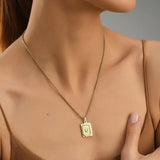 Lost Letter-G Halskette Gold