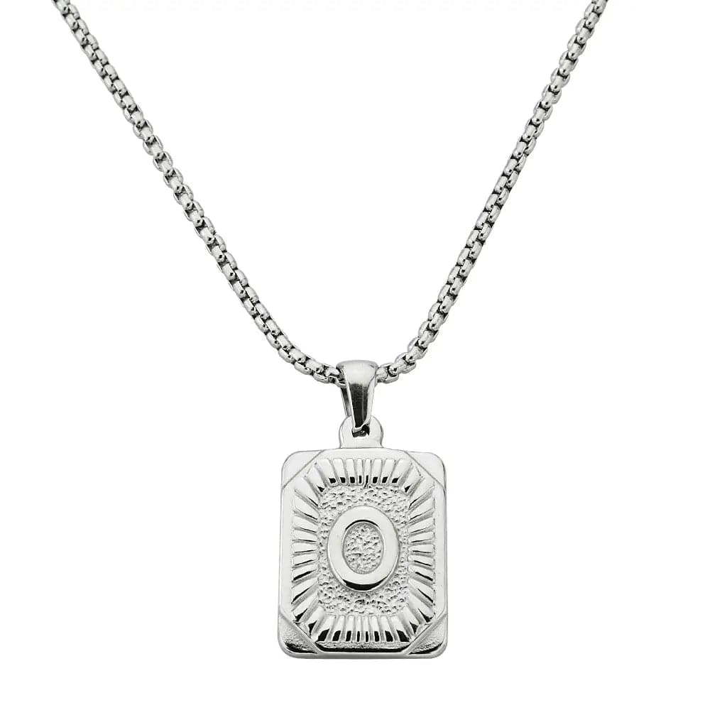 Lost Letter-O Halskette Weiß