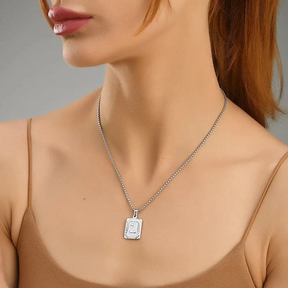 Lost Letter-Z Halskette Weiß