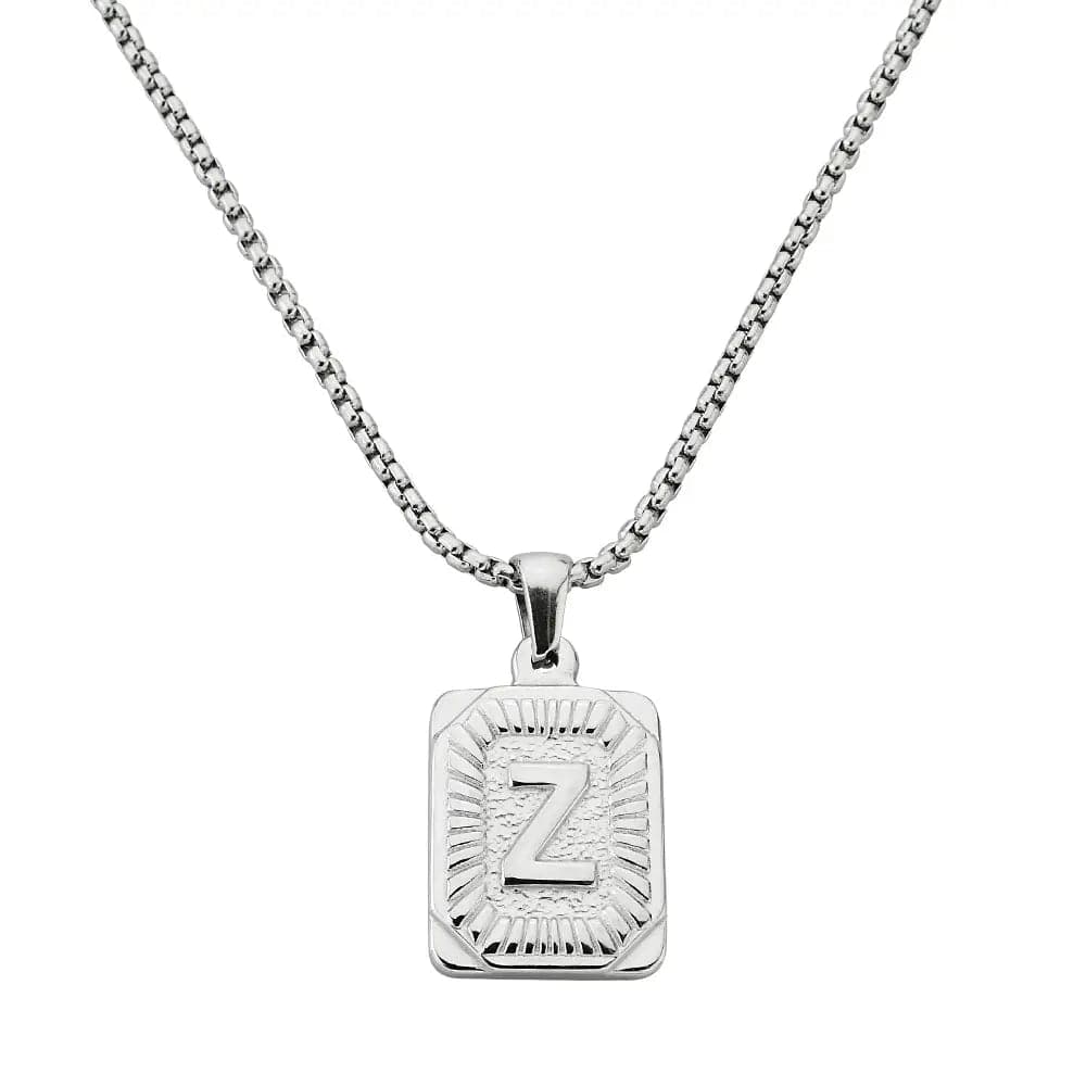 Lost Letter-Z Halskette Weiß
