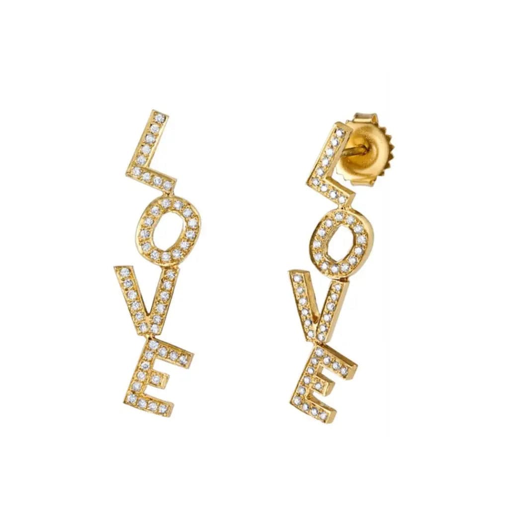 Love Letter Stud Earring