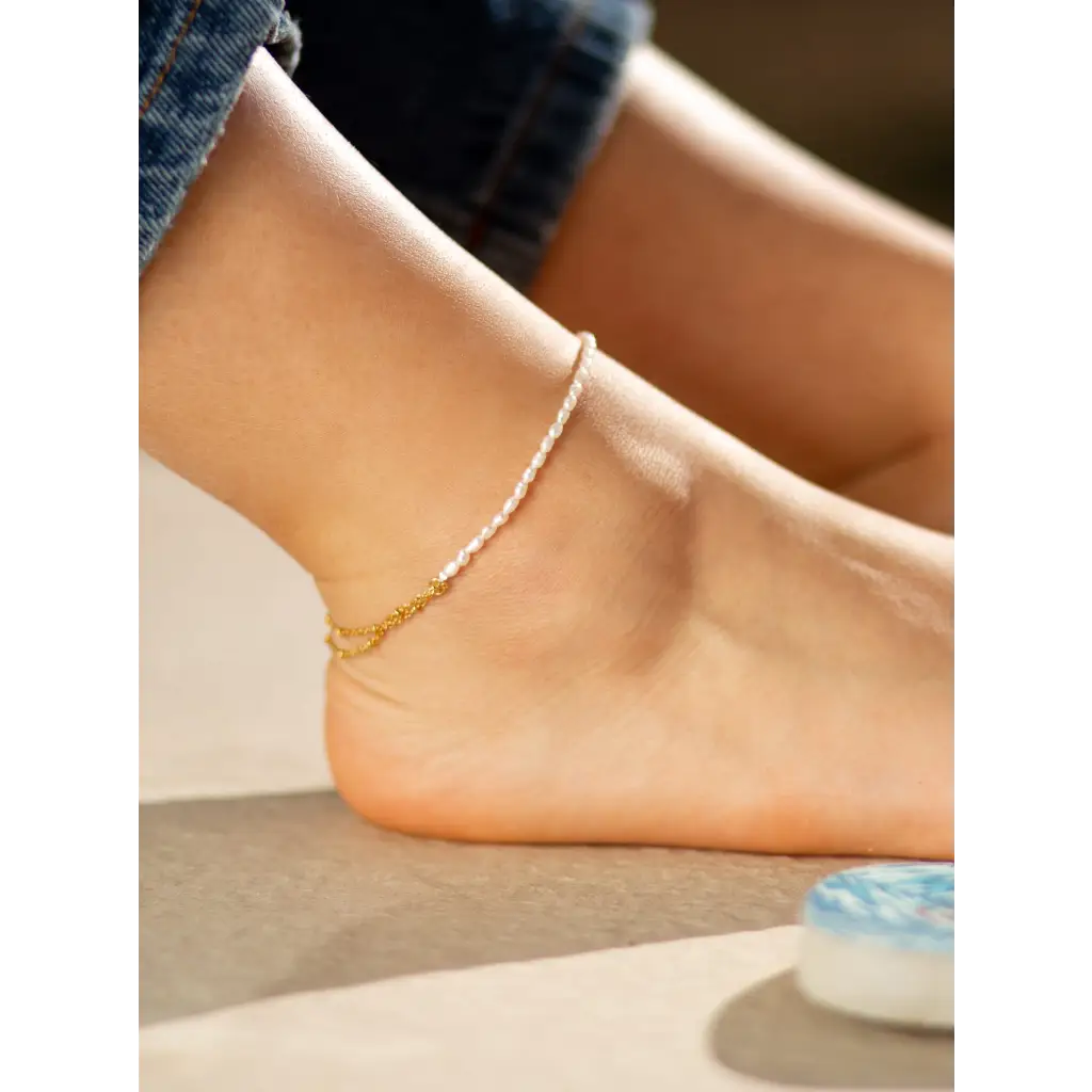 Myra Freshwater Pearl anklet