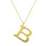 Ropi Letter-B Halskette Gold