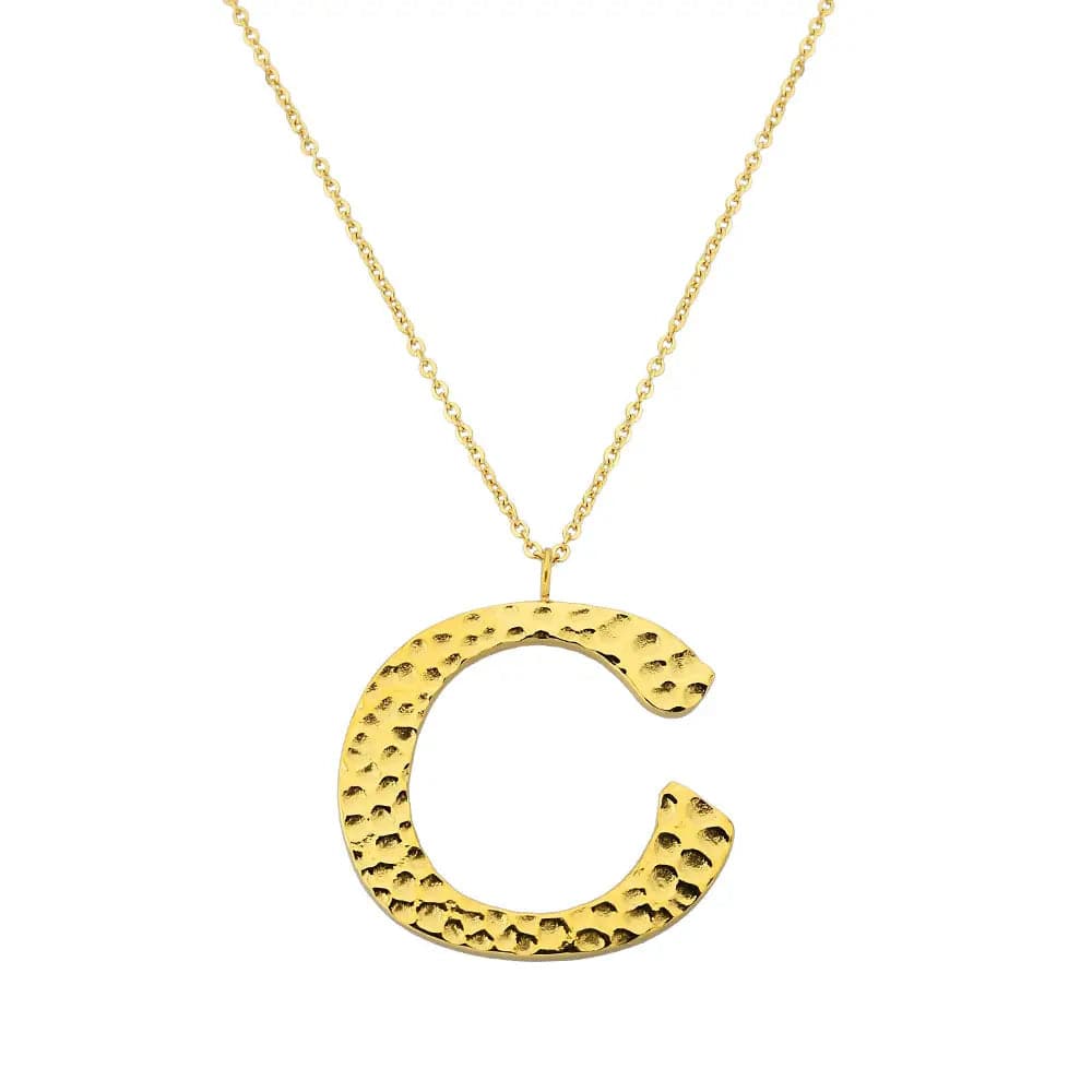 Ropi Letter-C Halskette Gold