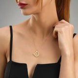 Ropi Letter-D Halskette Gold