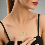 Ropi Letter-D Halskette Gold