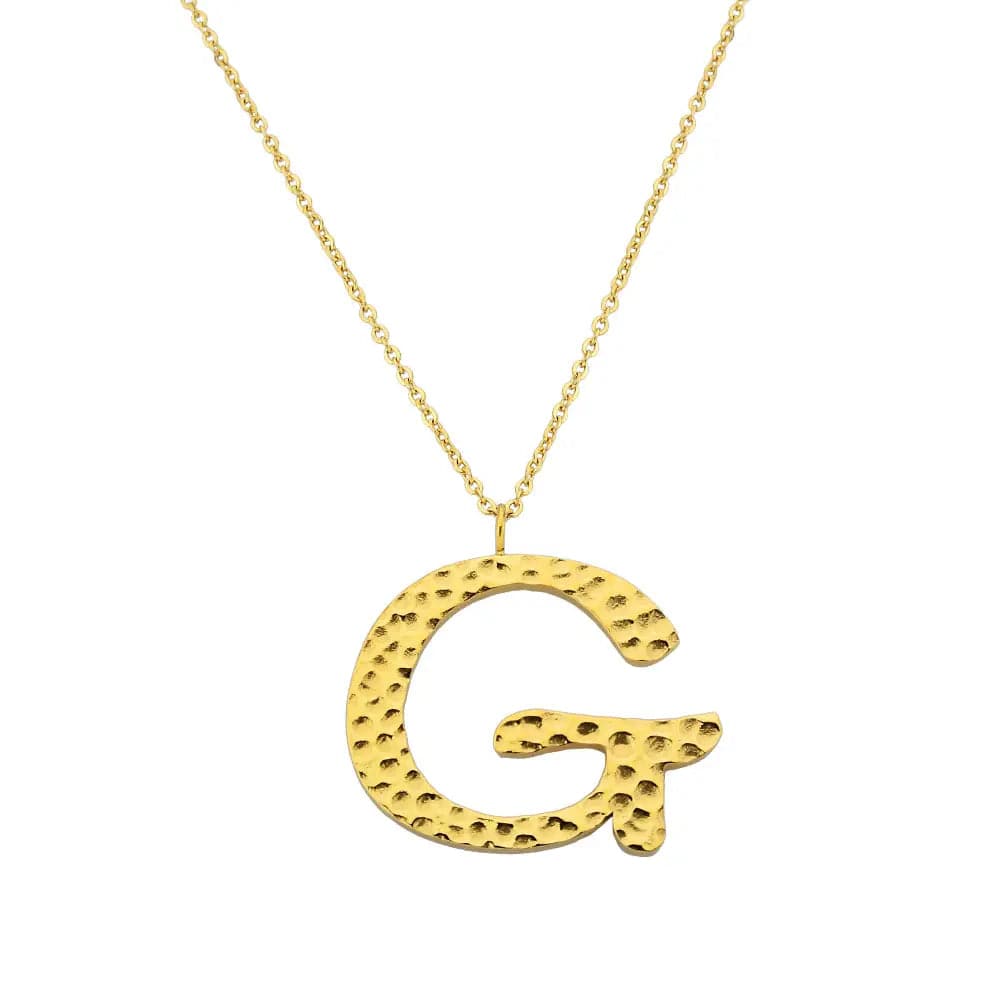 Ropi Letter-G Halskette Gold