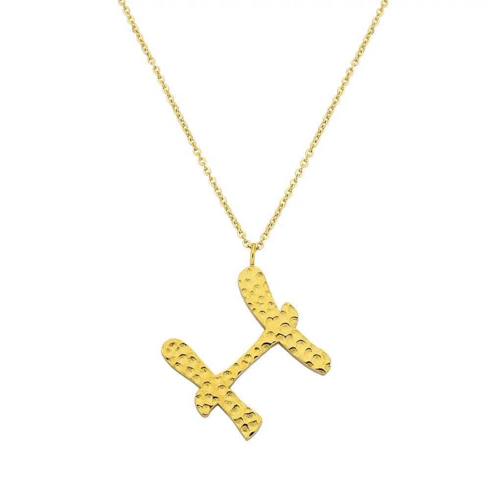 Ropi Letter-H Halskette Gold
