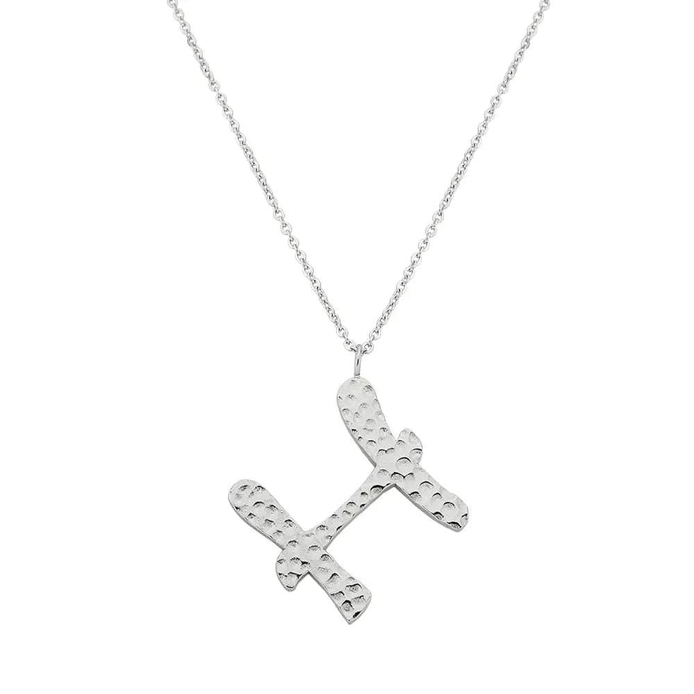 Ropi Letter-H Halskette Weiß