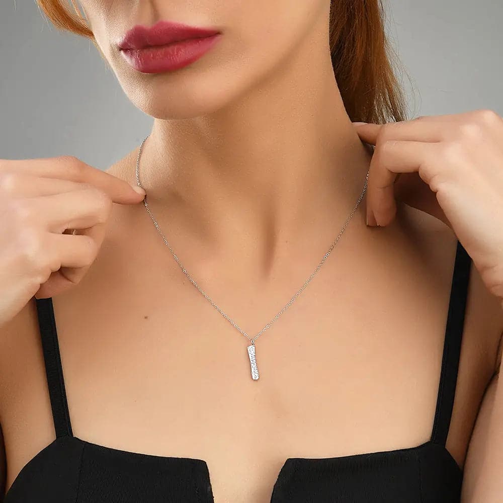 Ropi Letter-I Halskette Weiß