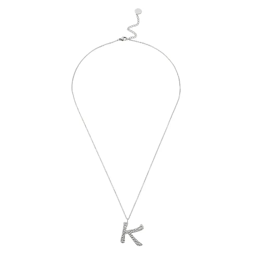 Ropi Letter-K Halskette Weiß