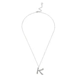Ropi Letter-K Halskette Weiß