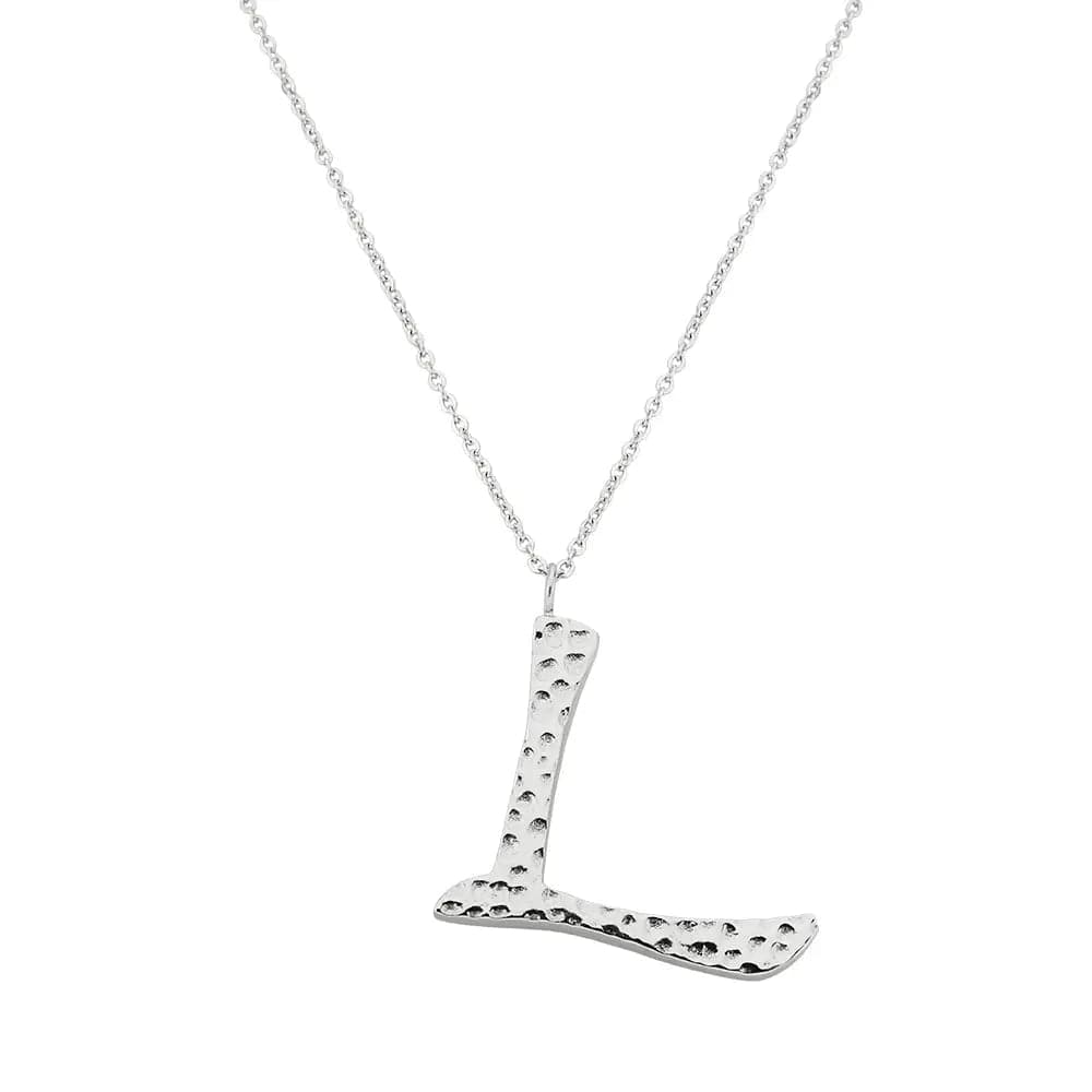 Ropi Letter-L Halskette Weiß