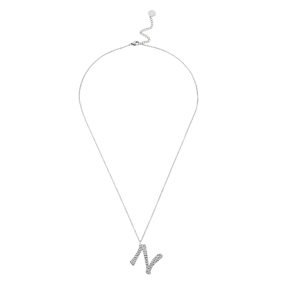 Ropi Letter-N Halskette Weiß