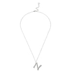 Ropi Letter-N Halskette Weiß