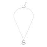 Ropi Letter-S Halskette Weiß