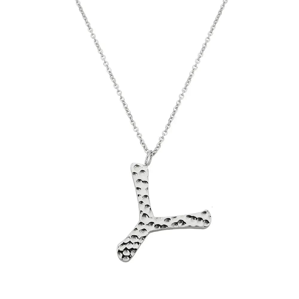 Ropi Letter-Y Halskette Weiß