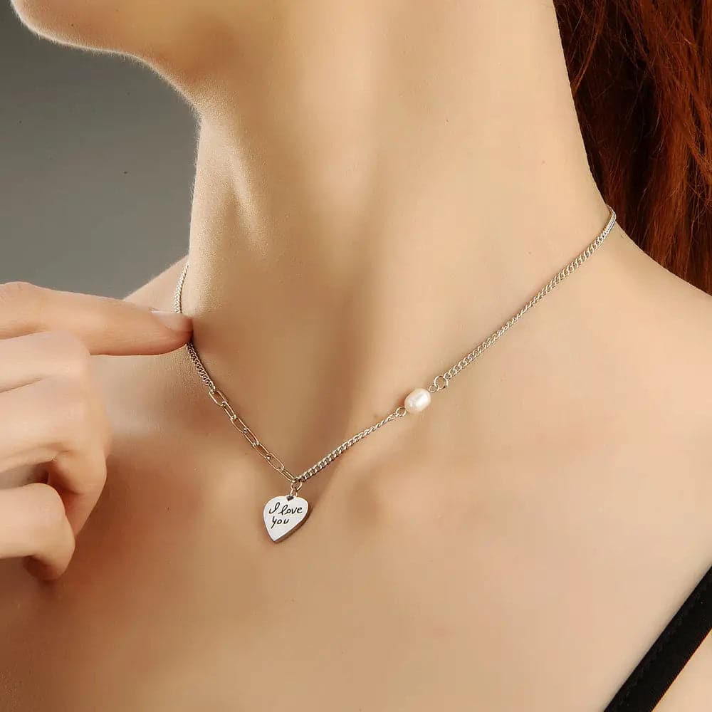 Roquen Halskette Weiß