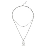 Sero Letter-Q Halskette Weiß
