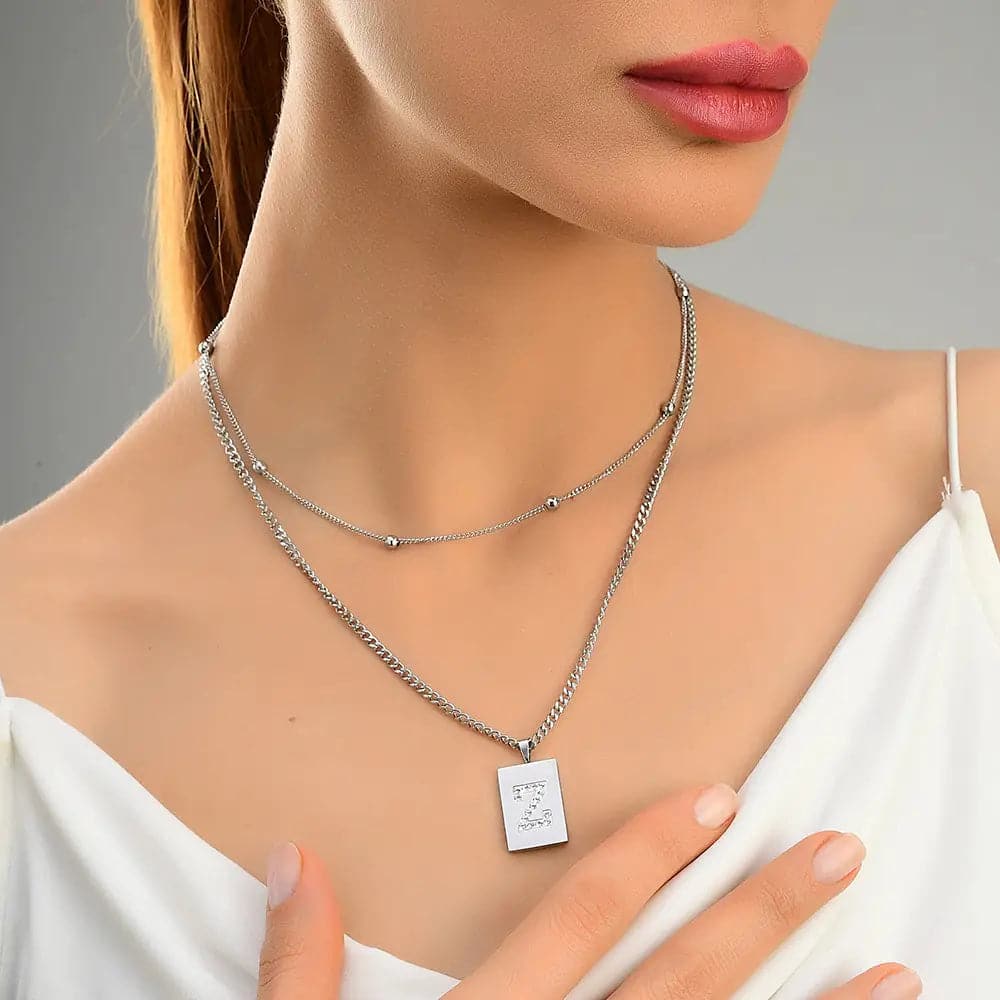 Sero Letter-Z Halskette Weiß