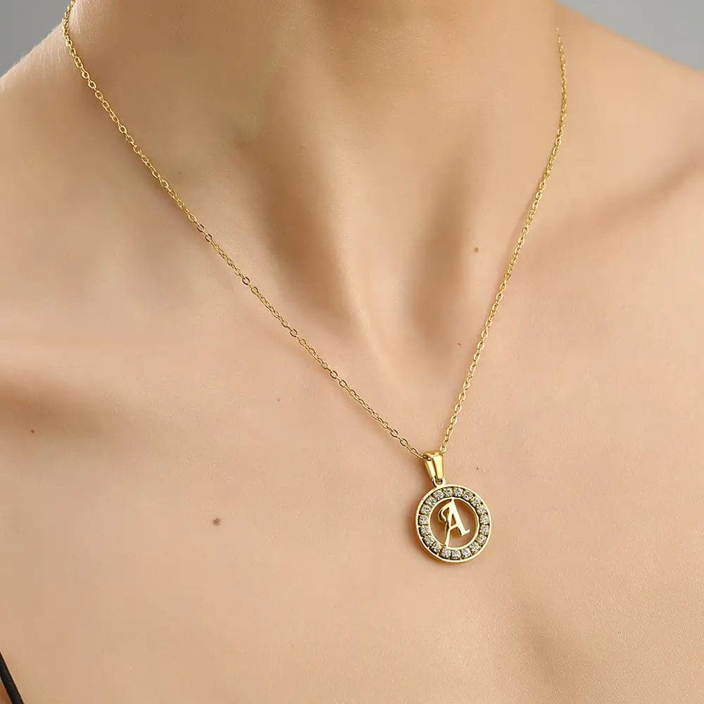 Soyel Letter-A Halskette Gold