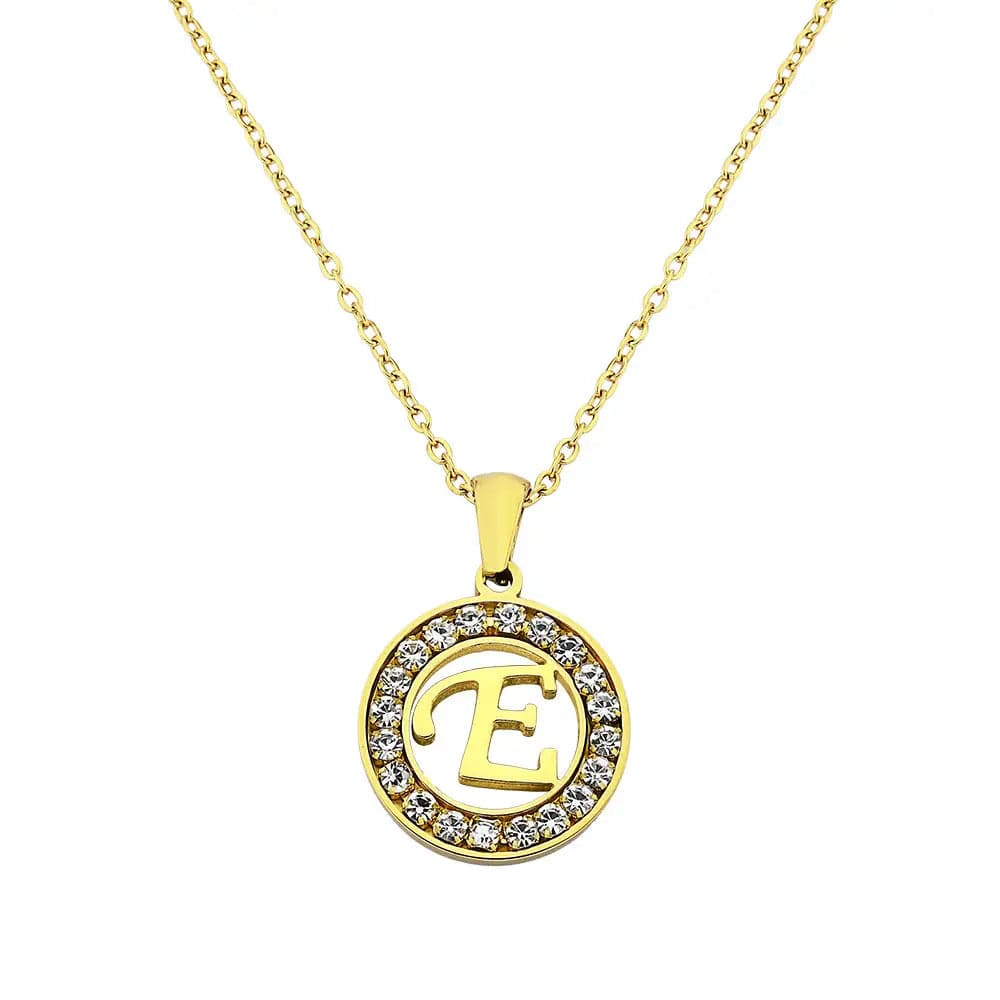 Soyel Letter-E Halskette Gold
