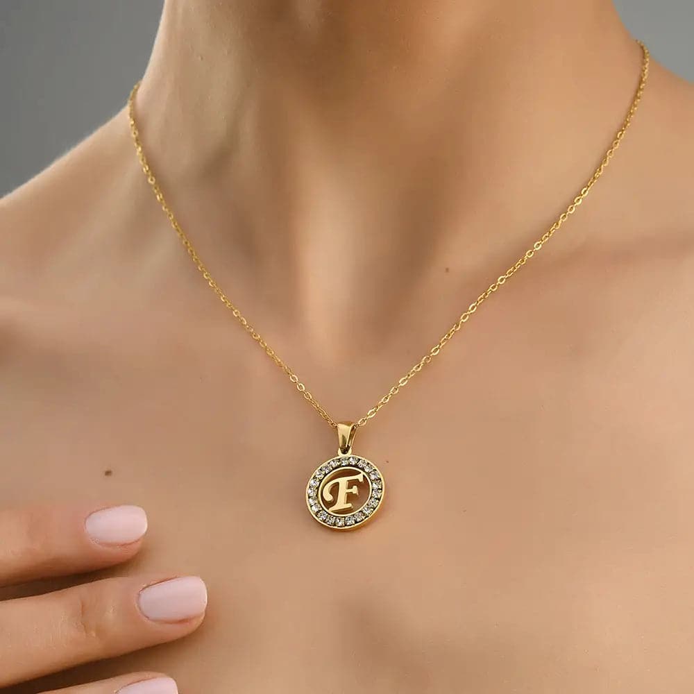 Soyel Letter-F Halskette Gold
