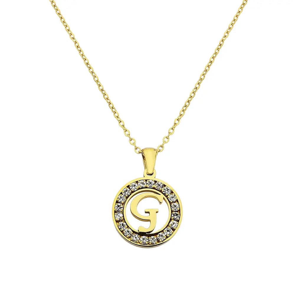 Soyel Letter-G Halskette Gold