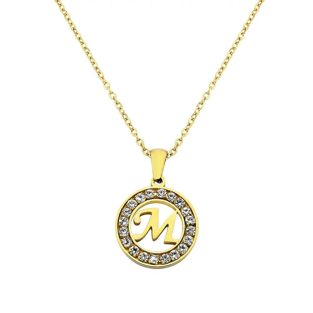Soyel Letter-M Halskette Gold