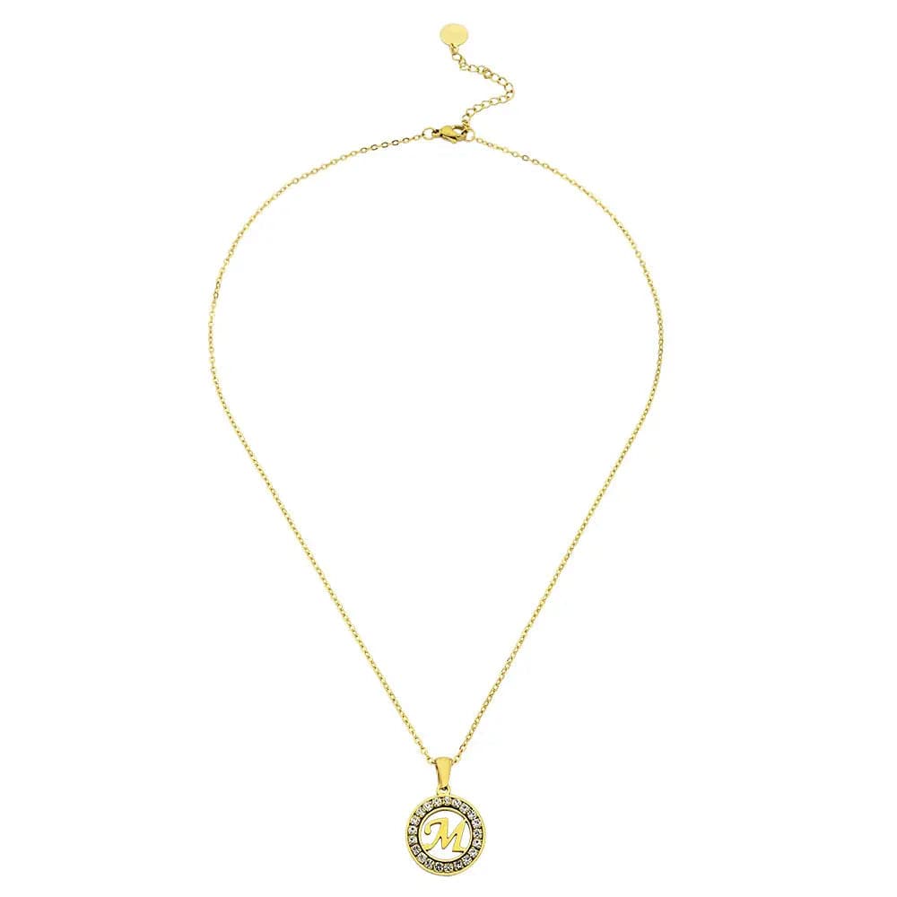 Soyel Letter-M Halskette Gold