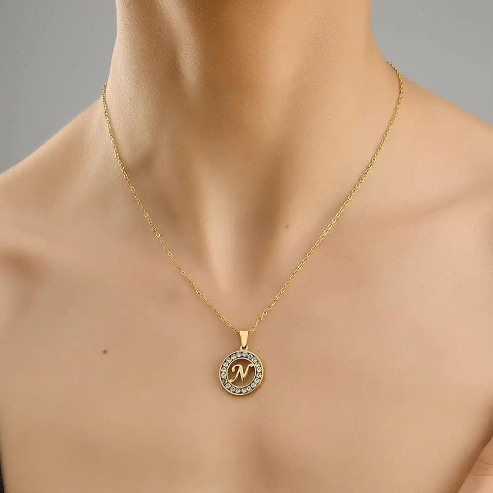 Soyel Letter-N Halskette Gold