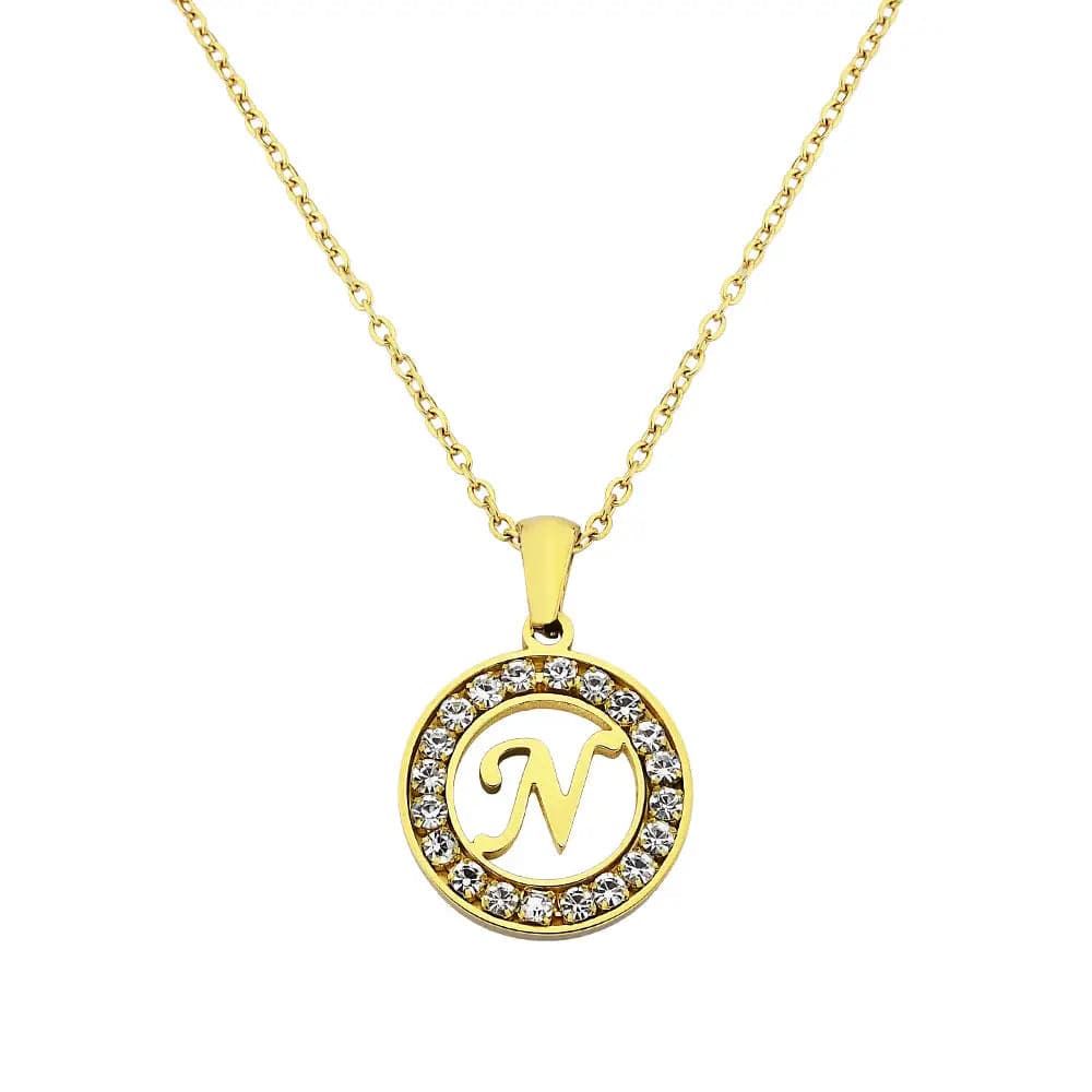 Soyel Letter-N Halskette Gold