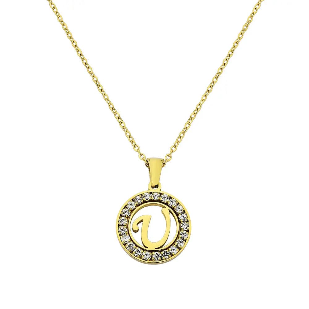 Soyel Letter-U Halskette Gold