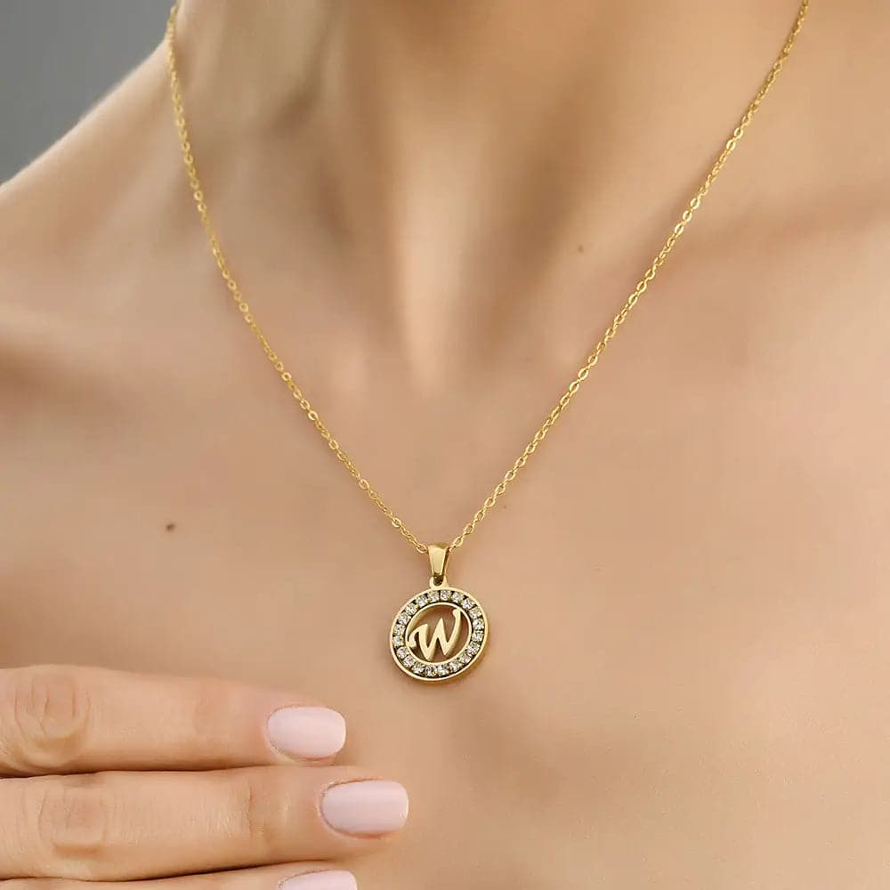 Soyel Letter-W Halskette Gold