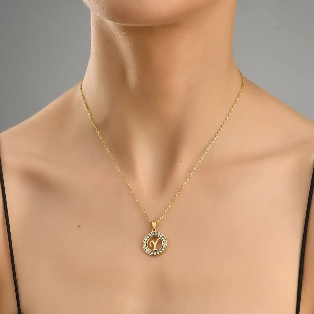 Soyel Letter-Y Halskette Gold