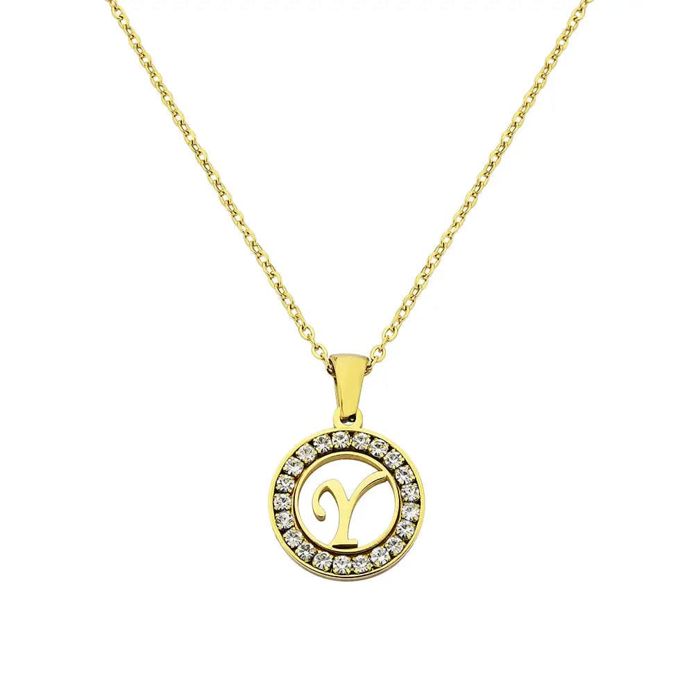 Soyel Letter-Y Halskette Gold