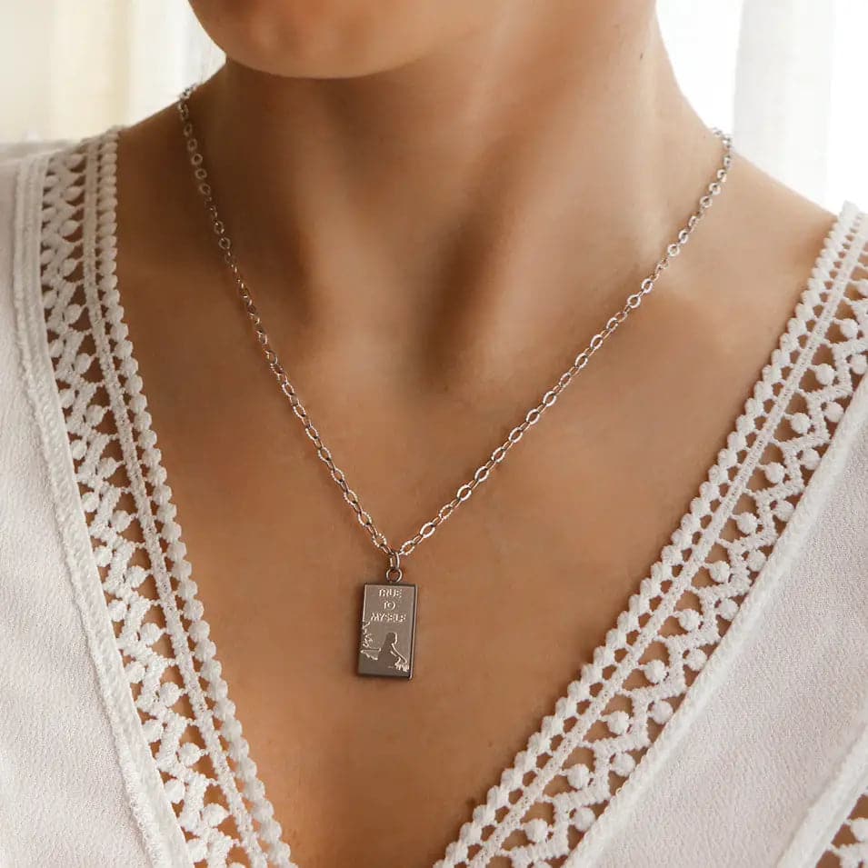 'TRUE TO MYSELF' necklace