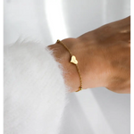 'YOU & ME' heart bracelet