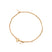 Aush Fußkette Gold