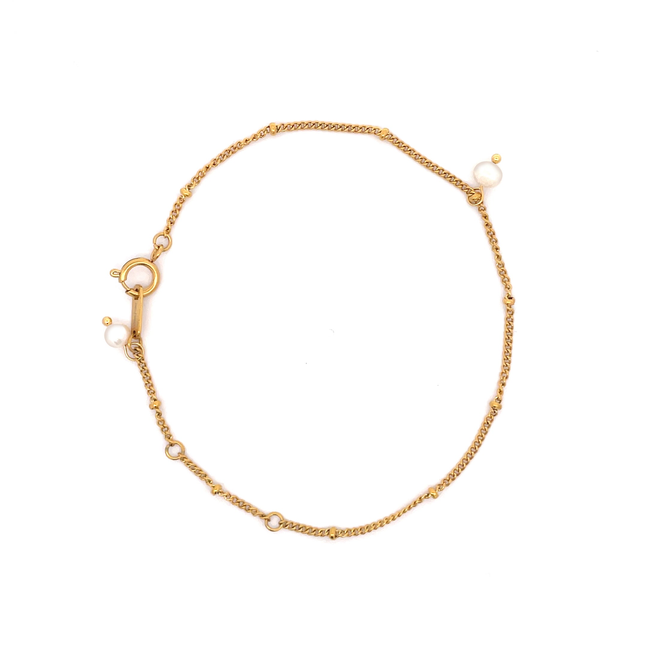 Aush Fußkette Gold