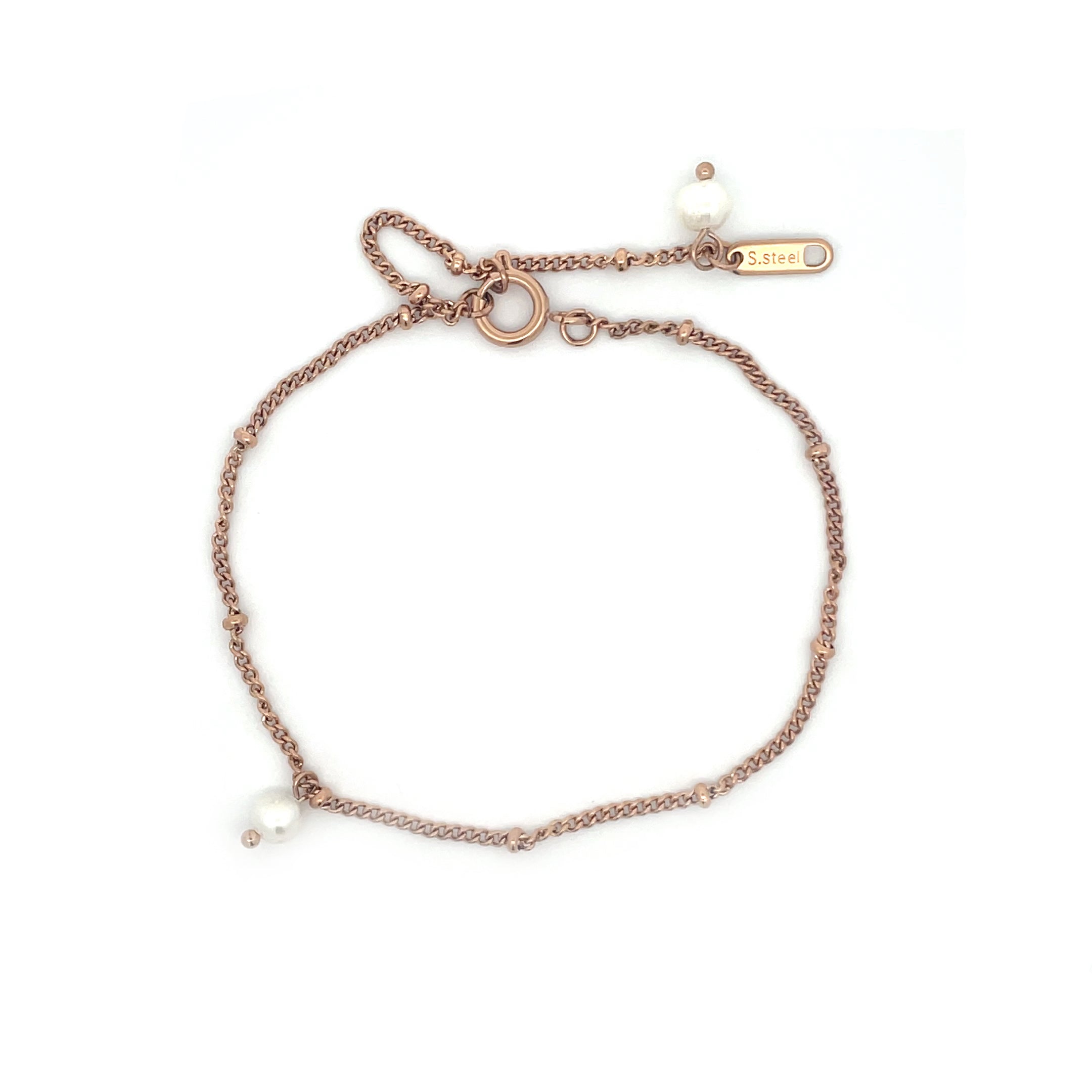 Aush Fußkette Rose