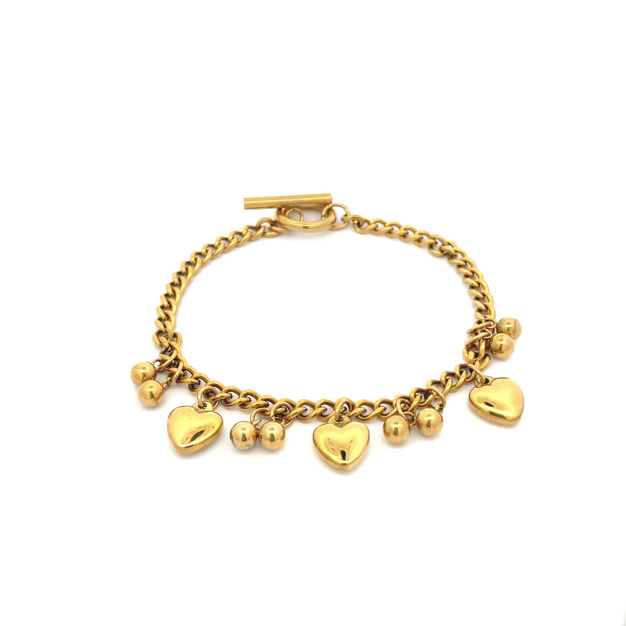 Pipe Armband Gold