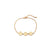 Karena Weiß Armband Gold