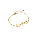 Karena Weiß Armband Gold